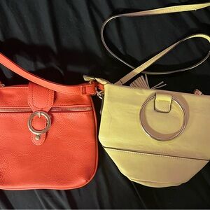 2 cross body bags